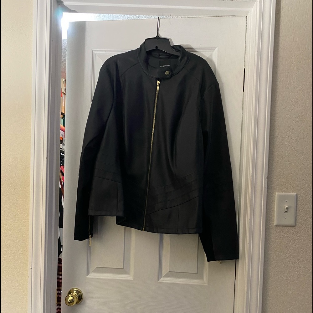 Faux Leather Jacket - Picture 1 of 7
